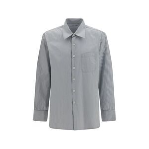 Our Legacy Gray Cotton Pattern Men's Shirt